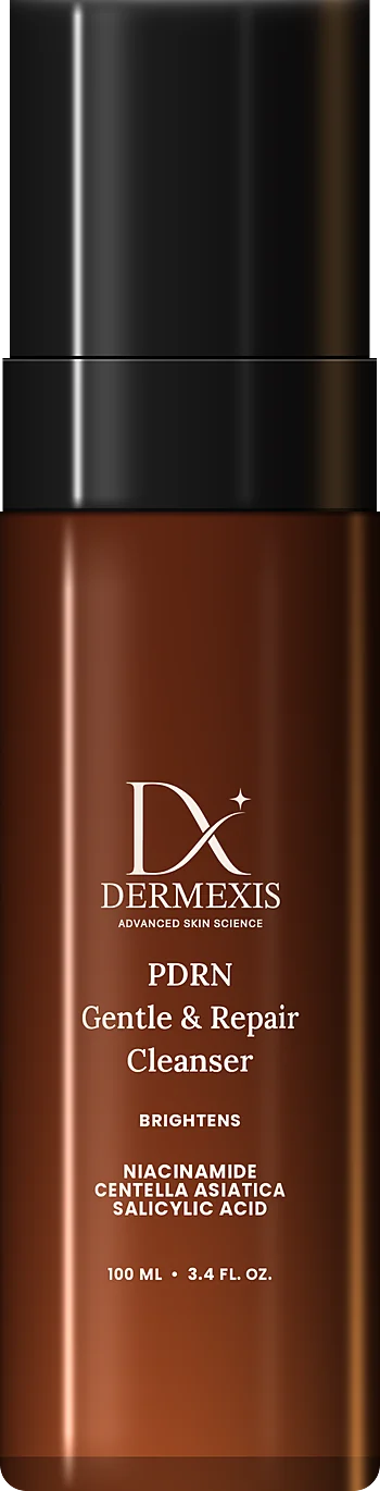 PDRN Gentle & Repair Cleanser, 100 ml amber glass bottle